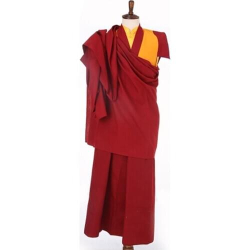 Tibetan Buddhist Monastery Monks Robe Lama Mahayana Northern Buddhism Tantric Inheritance Suits Lamaism Costume Guru Clothes