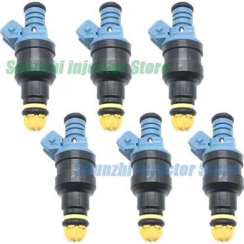 6pcs 0280150715 13641734776 fuel injector for BMW 325I 1987~1991 325IS 1989~1990 325IX 1988~1991 525I 1989~1990 2.5L L6