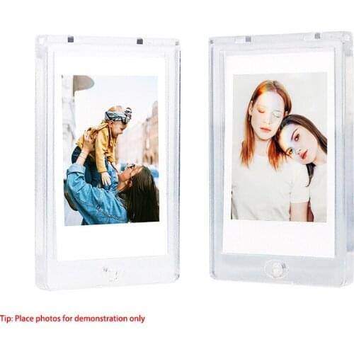 1Pcs 3 Inch Three-Dimensional Pendulum Frame Picture collection Double-Sided Table Display Storage Frame Desktop Photo