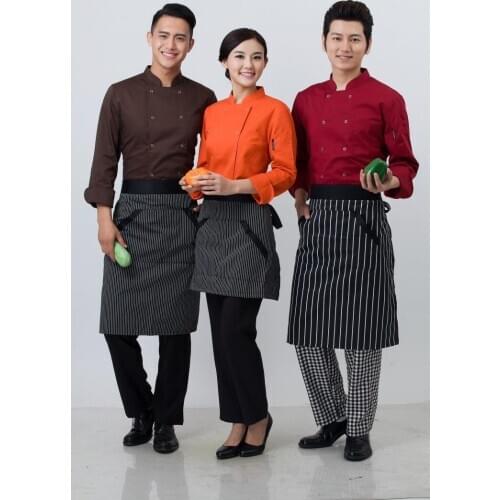 Cooks kitchen colors high quality chef uniforms uk clothing female restaurant chefs apparel ladies chefwear free shipping