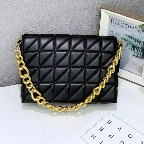 Vintage Chain women bag Soft Leather Branded Shoulder Handbags New fashion Design Messenger Bags Soft Flap Women famous purse