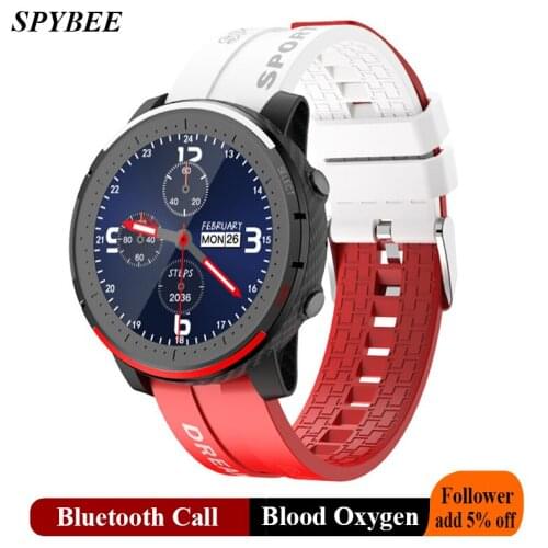 1.28'' New Smart Watch Man Bluetooth Calling Fashion Sports Smartwatch Waterproof Heart Rate Blood Pressure for Gift