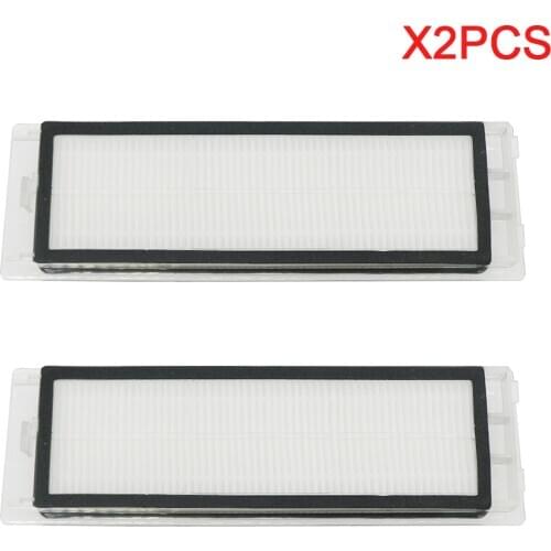 2Pcs Robotic Vacuum Cleaner robotic parts Pack HEPA Filter for xiaomi mi Robot Filters cleaner accessories