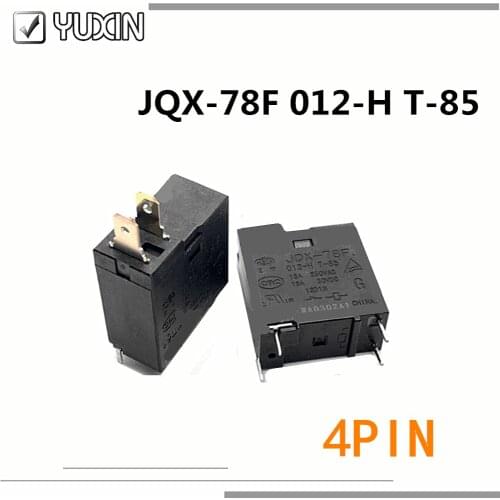 20PCS/LOT 100%Original&New Relay JQX-78F-012-H JQX-78F 012-H JQX-78F 012-H T-85 JQX 78F 012 H T 85 12VDC 250VAC 4PIN 16A