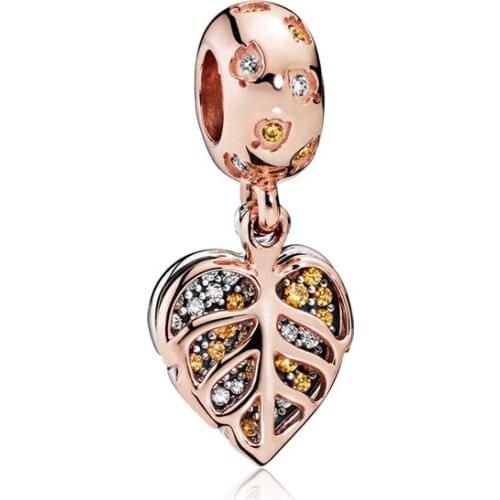 2020 Shiny charm crystal bead jewelry tree charm fit original pandora bracelet & necklace accessories diy pendant bangle women