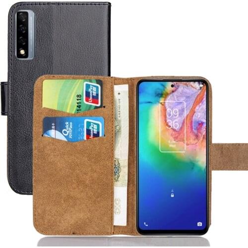 6 Colors TCL 20 Pro 5G Case 6.67" Leather Fashion Luxury Multi-Function TCL 20 Pro 5G Case Phone Cover Card Slots