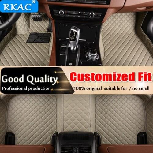 Car floor mats for Jeep Grand Cherokee Wrangler Commander Compass Patriot Renegade Cherokee 3D car-styling carpet floor liner