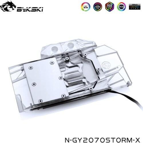 Bykski GPU Water Cooling Block for Galax GeForce RTX 2070,Gainword RTX 2070,2060 Super Galax GeForce GTX 1660TI ,N-GY2070STORM-X