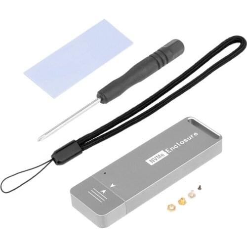 NVME Case Enclosure SSD To USB Adapter M.2 10Gbps USB3.1 Type-A Pcie SSD Case Enclosure For 2230 2242 SSD Drive