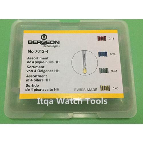 Watch Repair Tools Bergeon 7013-4 Assortment of 4 oilers Haute Horlogerie