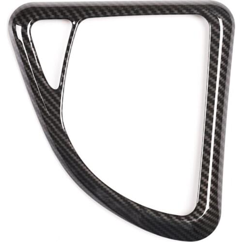 Car Central Control Gear Shift Panel Frame Cover Trim ABS Carbon Fiber for 1 Series E81 E82 E87 2007-2011