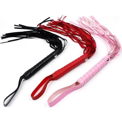 Fetish Bondage Sex Whip Erotic Products Sexy Knout Sex Toys For Couples Spanking Paddle BDSM Flogger Adult Games PU Leather