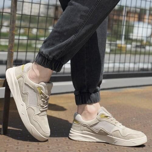 Athletic sneakers mens running shoes sale brand Mens summer leather men fashion mens sports breathable style hot shoe casual