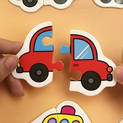 TOI Large Piece Growth Puzzle Children Paper Puzzle Children Early Teaching Smart Puzzle Juegos Para Ninos Toys Hobbies BY50PT