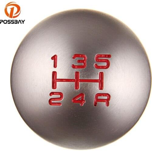 POSSBAY Universal Racing 5 Speed Car Shift Knob Manual Transmission Gear Stick Shifter Knob for Accord Toyota Handle Head Cover