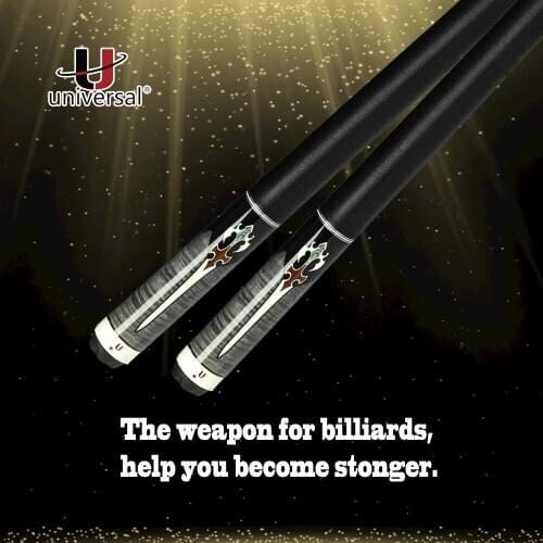 Universal Billiard UN111-1 Pool Cue Stick 12.9mm Kamui Tip Technology Shaft Professional Handmade Kit for Athletes China 2019