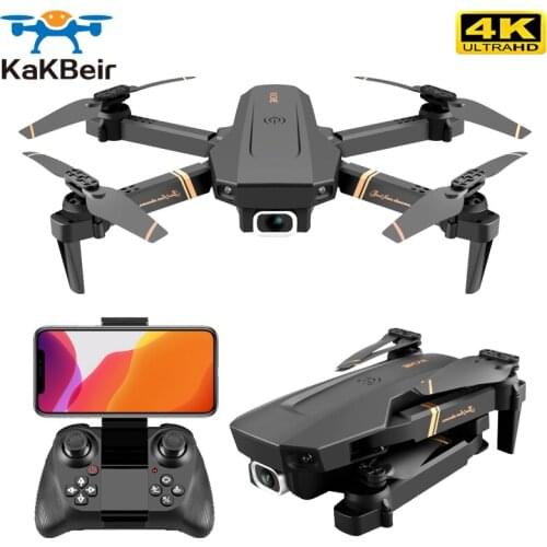 V4 Rc Drone 4k HD Wide Angle Camera 1080P WiFi fpv Drone Dual Camera Quadcopter Real-time transmission Helicopter Toys