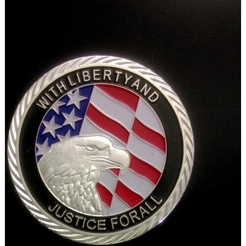 Eagle Coin Justice Forall Silver Plated Coins 2001.9.11 United We Stand Commemorative Coin Collection gifts