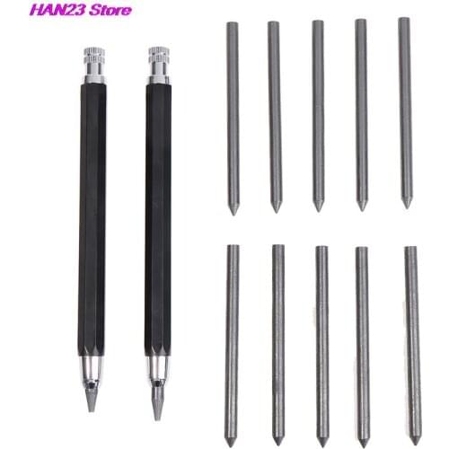 1set(1*pen+5*Refill) Mechanical Pencil 2B/8B Graffiti Automatic Pencils Painting Writing Supply 5.6mm