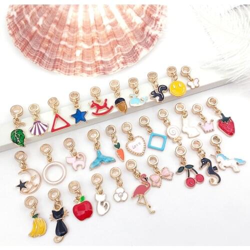 4Pcs Dangle Charms Multi Pendants 12mm x 15mm DIY Jewelry Making Alloy Findings Accessory For Necklaces Earrings