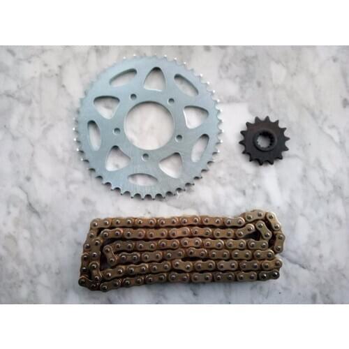 Benelli TNT600 BJ600 BN600 BJ300/250 600I BN300 TNT300 BN302 Roller Motorcycle Chain With 43T/44/46T 14T Front Rear Sprockets