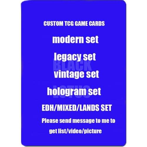 BL Modern/Legacy/Vintage/Lands Mixed Set 9.0+ WHOLE SET 56PCS/LOT Black Core TOP Quality Playing Cards Board Games Poker