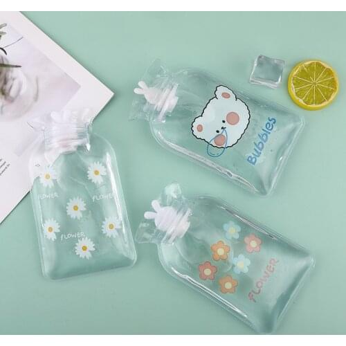Water Injection Hot Water Bottle Simple Winter Warm Water Bag Student Convenient Mini Water Injection Hand Warmer
