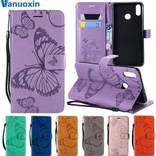Leather Case For Samsung Galaxy A50 A30 A10 A20E A20 A40 A60 A70 Case Samsung A50 Coque 3D butterfly Flip Wallet Cover Phone Bag