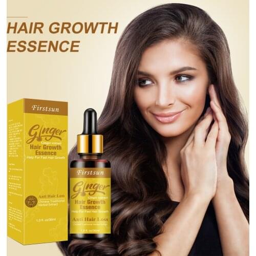Ginger Hair Growth Essence Repair Hair Care Germinal Fast Thick for Hairs Loss Treatment Damaged Growing Unisex Treatment Liquid