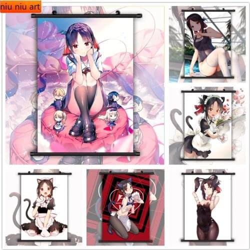 Kaguya-sama Love Is War Shinomiya Kaguya Anime Manga Canvas Painting Wall Art Photo Children Room Decoration