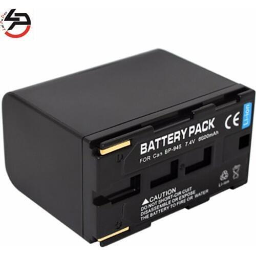 Laipuduo 6600mah 100% brand new Replacement Camera Battery For Canon BP-941 BP-945 BP-950 BP-955 BP-927 BP-930 BP-914 BP-915L