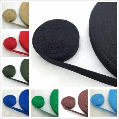 2yards/Lot 25mm PP Ribbon Strap Nylon Webbing Knapsack Strapping Bags Crafts DIY Dog Accessories