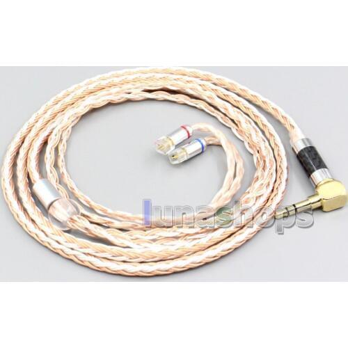LN006709 16 Core Silver Plated OCC Mixed Earphone Cable For UE11 UE18 pro QDC Gemini Gemini-S Anole V3-C V3-S V6-C