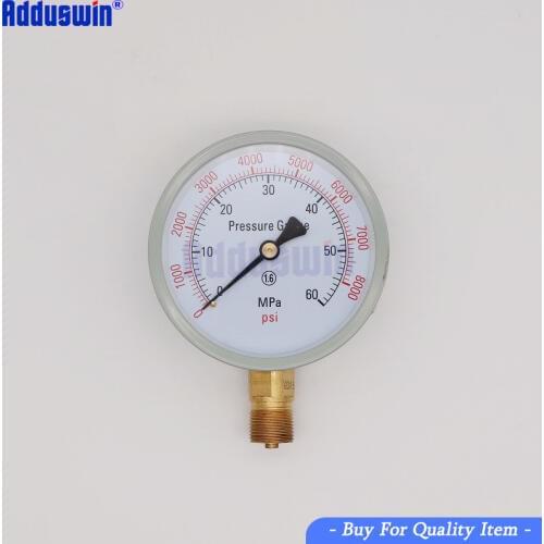 0-60MPA pressure gauge for S80H diesel injector nozzle tester, common rail injector tester tool
