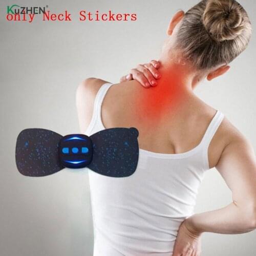 Mini Massage Stickers Neck Stickers Cervical Vertebra Physiotherapy Instrument Portable Charging Massager （only Neck Stickers