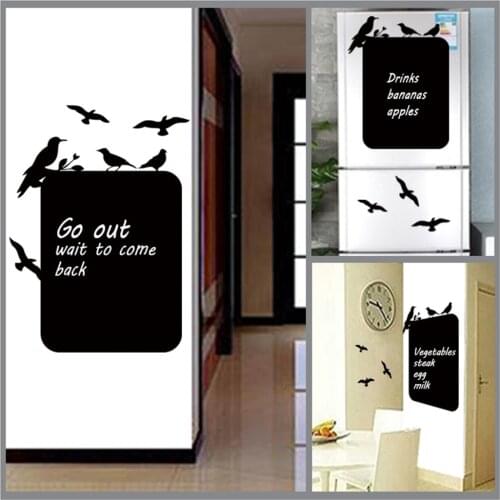 Cute Lion Animal Wall Sticker PVC Chalk Board Blackboard Wall Sticker Decal For Kids Baby Room Home Decorations