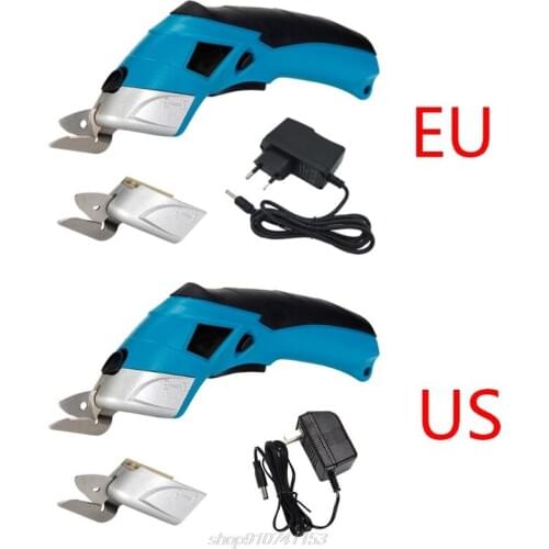 4V Multifunction Cordless Electric Scissors Low Consumption Flexible Electric Scissor Cloth Leather Cutting M03 21 Dropship