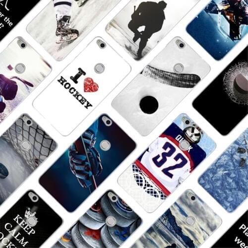 MLLSE Ice Hockey Fashion Hard Case Cover for Huawei NOVA 3 3i 4 Honor V20 8X 8A 7A Pro 7X 7C 7S 8 9 10 Lite Play Cover Hot