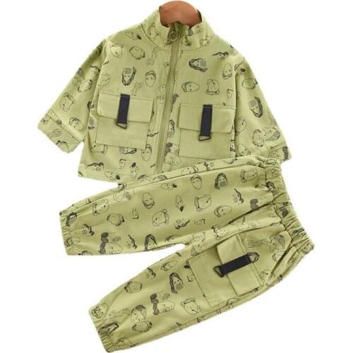 New Spring Autumn Fashion Baby Girls Clothes Children Boys Jacket Pants 2Pcs/Sets Toddler Sports Casual Costume Kids Tracksuits