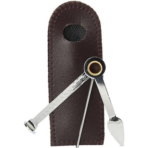 COSY MOMENT Stainless Steel 3in1 Smoking Pipe Cleaner Foldable Cleaning Tool Reamers Tamper For Hookahs Water pipe YJ172