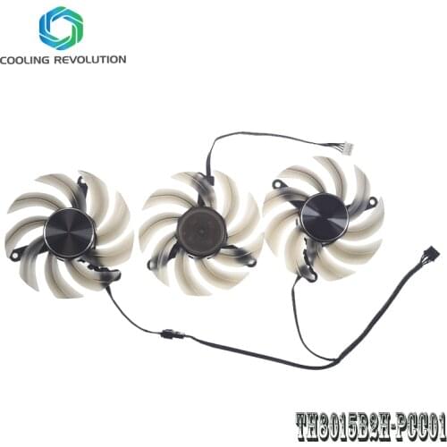 TH80152H-PCC01 DC12V Graphics Fan fro Palit GeForce RTX 3090 RTX 3080 Ti RTX 3080 RTX 3070 Ti RTX 3070 RTX 3060 Ti GamingPro