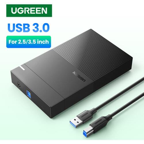 Ugreen HDD Case 3.5 2.5 SATA to USB 3.0 Adapter External Hard Drive Enclosure Reader for SSD Disk HDD Box Case HD 3.5 HDD Case