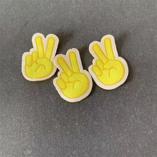 Custom 2*2.3m High density Fabric Woven Patches for Clothing