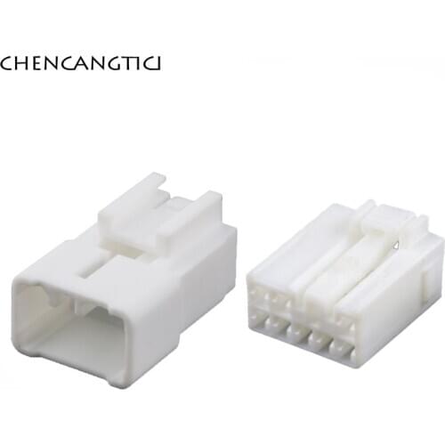 1 Set 8 Pin Way Auto Multimedia Navigation Power Connector Plug Car 2.2 MM Male Female CD Socket For Toyota Corolla Ralink