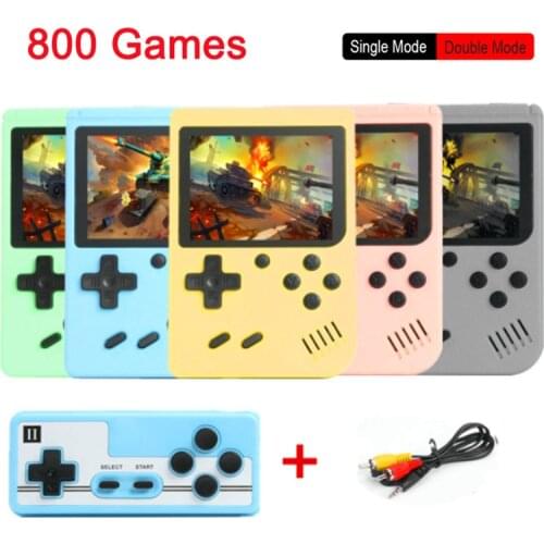 800 IN 1 Retro TV Video Game Console Handheld Game Portable Pocket Game Console Mini Handheld Player for Kids Boyfriend Gift