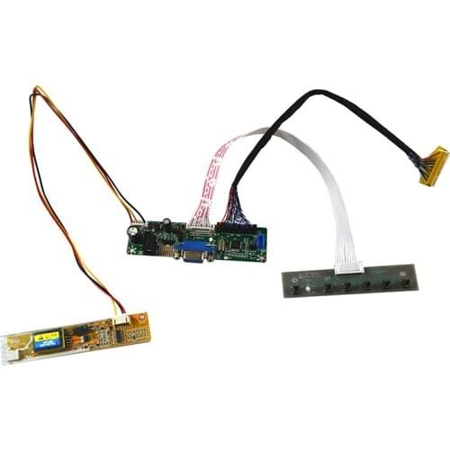 Free Shipping V.M70A VGA LCD LVDS Controller Board Kit For LQ164D1LD4A 16.4inch 1600x900 CCFL Panel