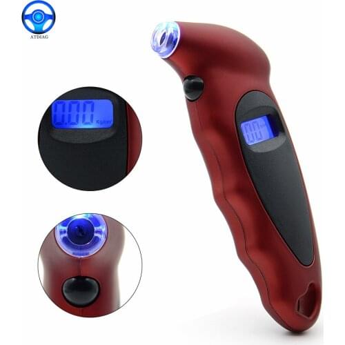Digital Tire Pressure Gauge Meter Bicycle Bike Car Tire Diagnostic Tool 0-150 PSI Backlight LCD Air Pressure Gauge Tester