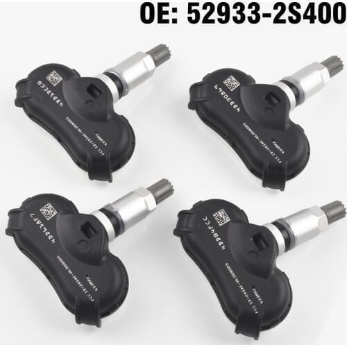 4PCS Car Tire Pressure Monitor Sensor TPMS 52933-2S400 for KIA Sportage III 3 For Hyundai ix35 TUCSON 2014 2015