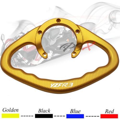 For YZF-R3 2015-2016 Motorcycle Accessories CNC Passenger Handgrips Hand Grip Tank Grab Bar Handles Armrest