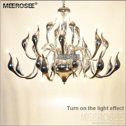 Art Decor European LED G4 Swan Chandeliers Ceiling Bedroom Living Room Modern Decoration G4 Drop Lighting Free Shipping